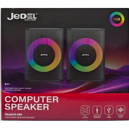 JEDEL S589 1+1 RGB SPEAKER